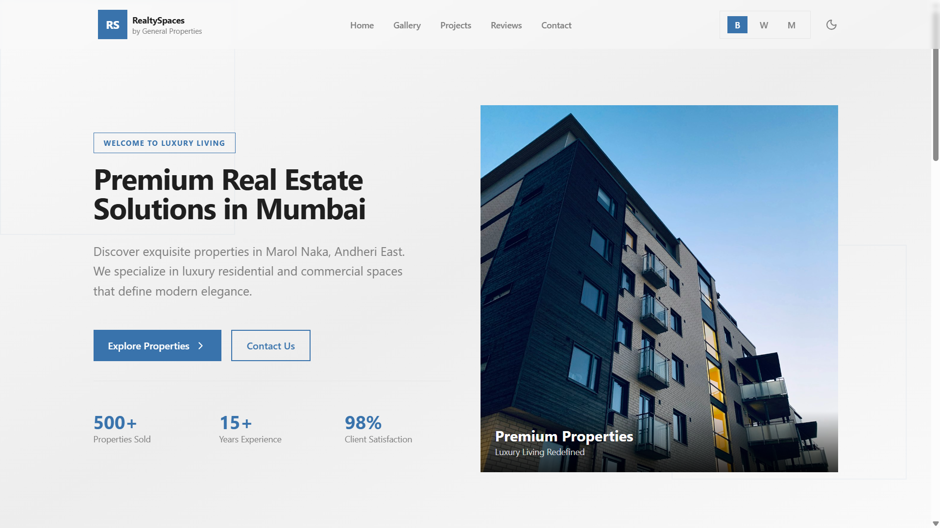 Real Estate Website