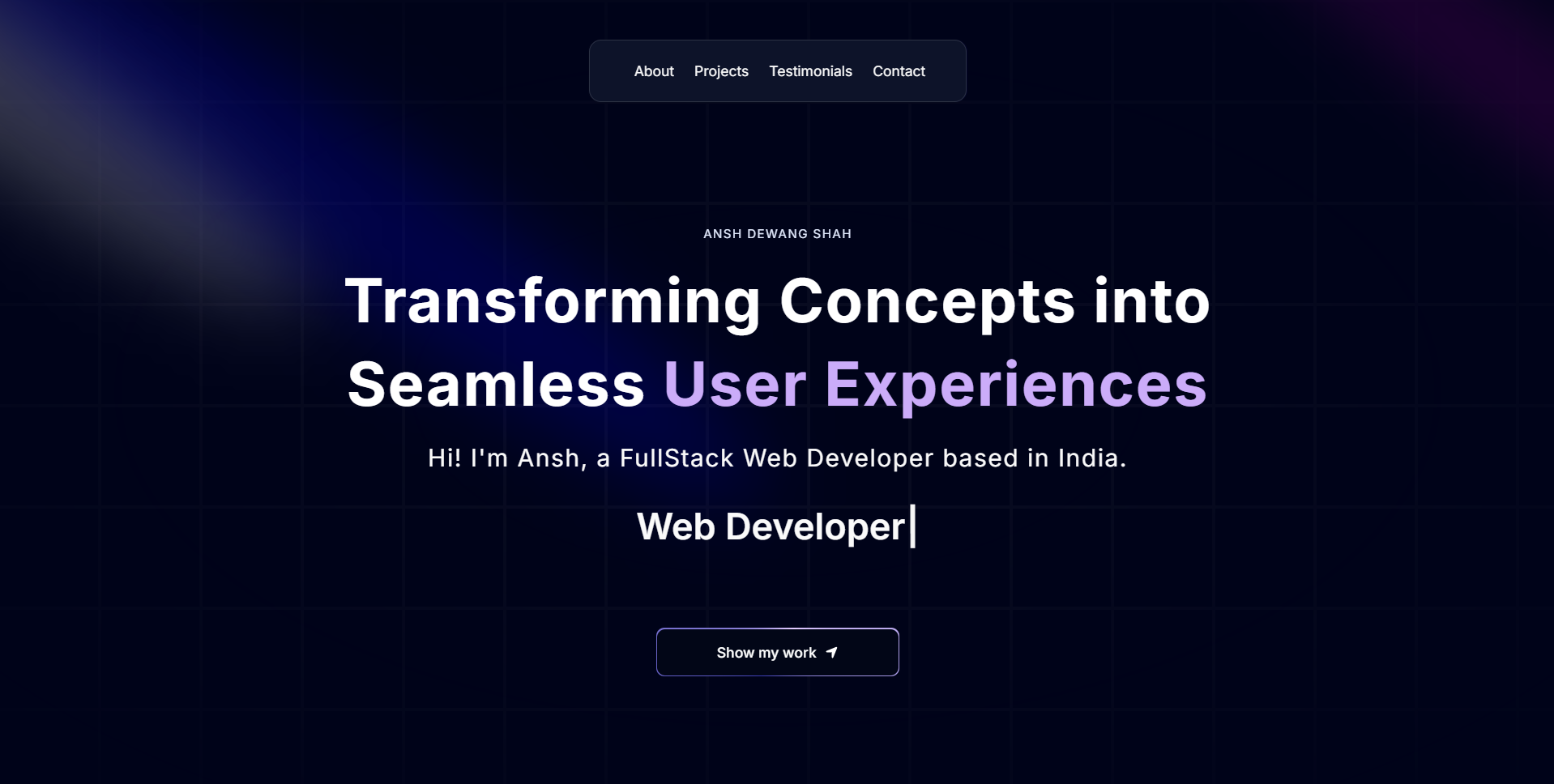 Personal Portfolio (V2)